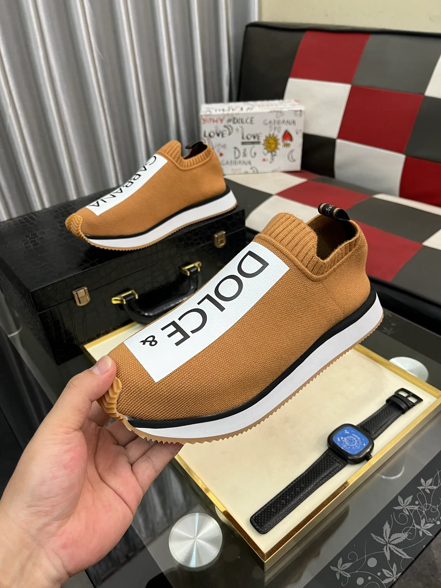 Men's men's shoes 💰420⌚️⌚️【DG～】couple casual shoes 2025z cabinet sales simultaneously 🔶Size: 35-46#️⃣ 🔷8 colors🔜The upper is made of multi-material splicing➕Mesh lining, comfortable and breathable, sole: original comfortable and wear-resistant outsole, ⚠️real thing📱photographed🎬real thing is better📢📢📢